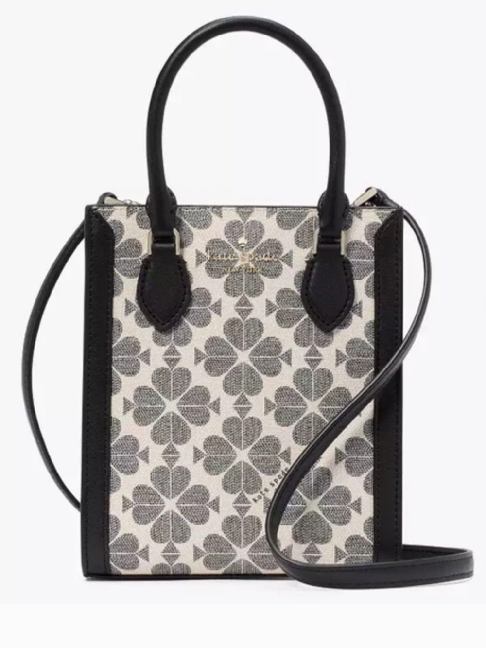 🖤New with Tag🖤 Kate Space Black and White/Cream Clover Tote